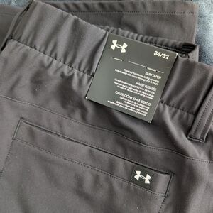 Under Armour Men’s Black Athletic Slim-Taper Shorts